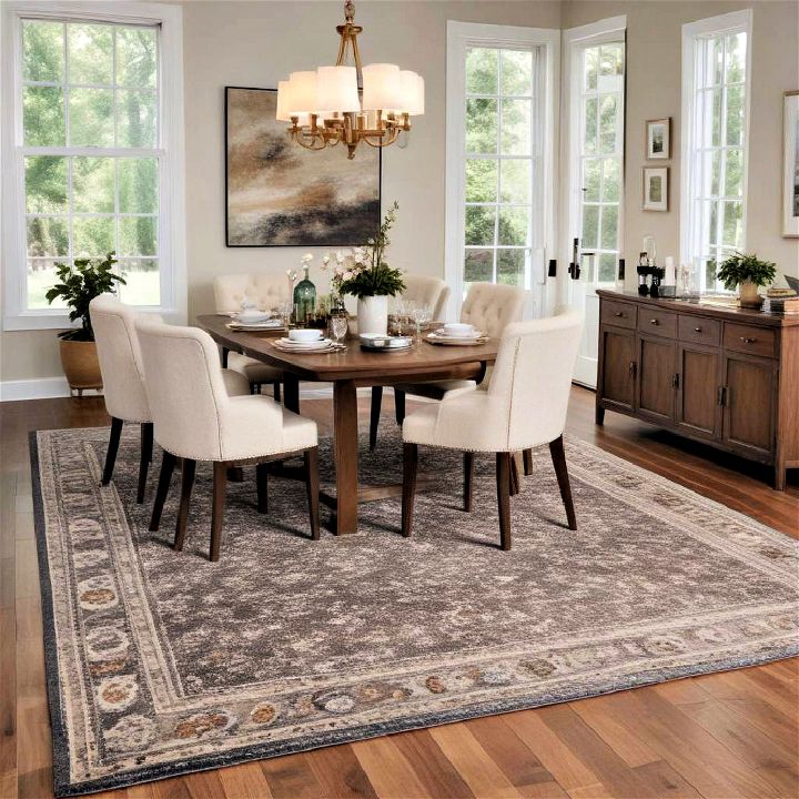 washable rug for dining room