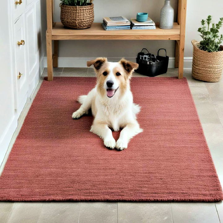 washable rug for easy cleaning