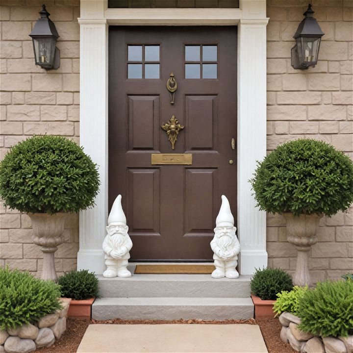 welcome statue to add fun to your front door