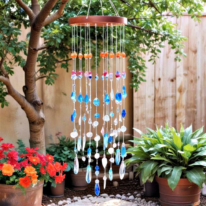 whimsical and unique wind chime decor