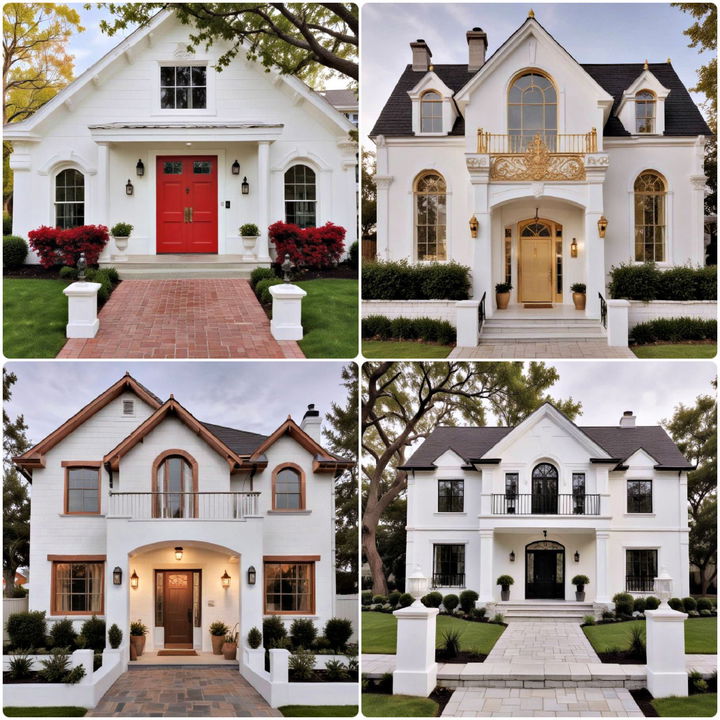 white exterior paint colors