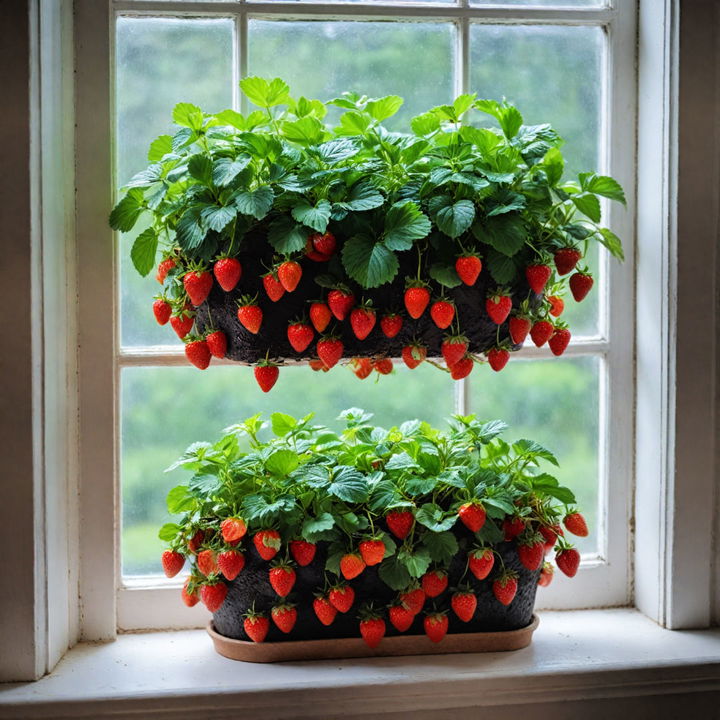 window farm for indoor gardening