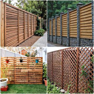 wood fence ideas