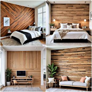 wood slat accent wall ideas
