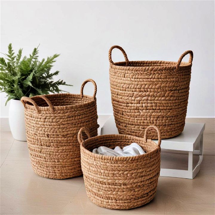woven baskets for storage