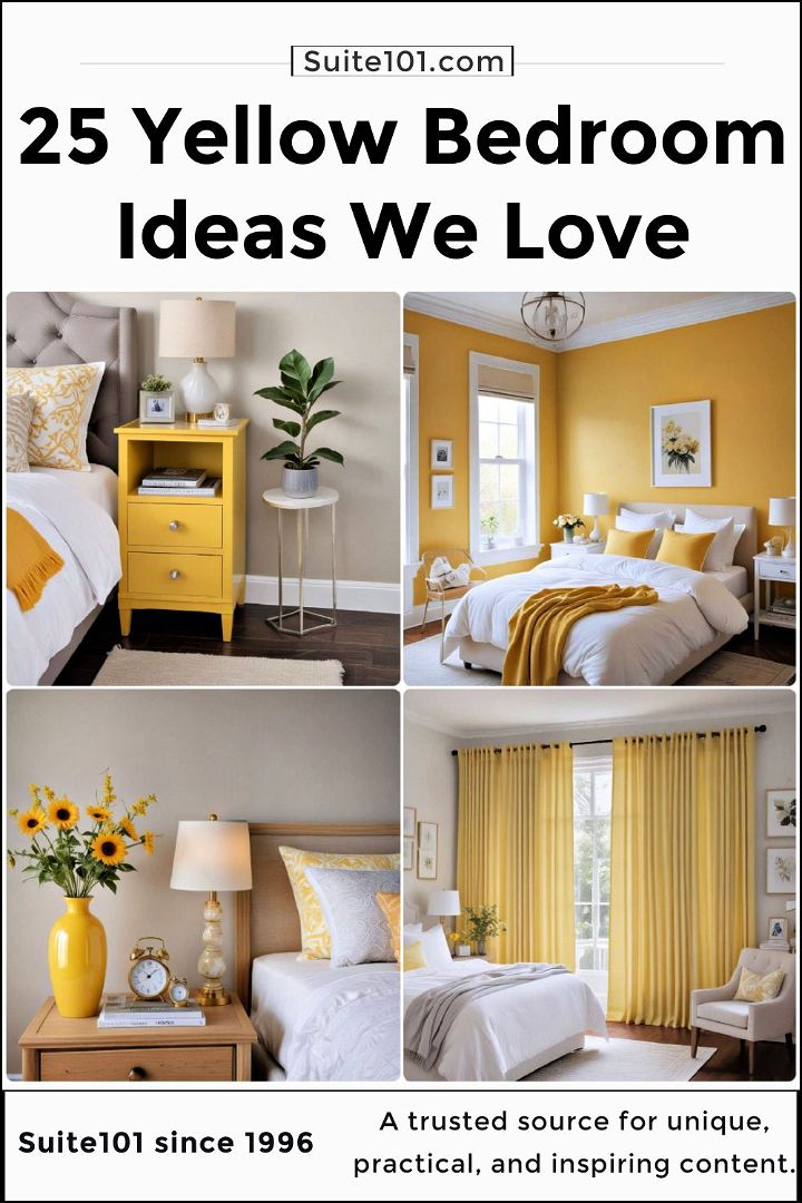 yellow bedroom ideas to copy