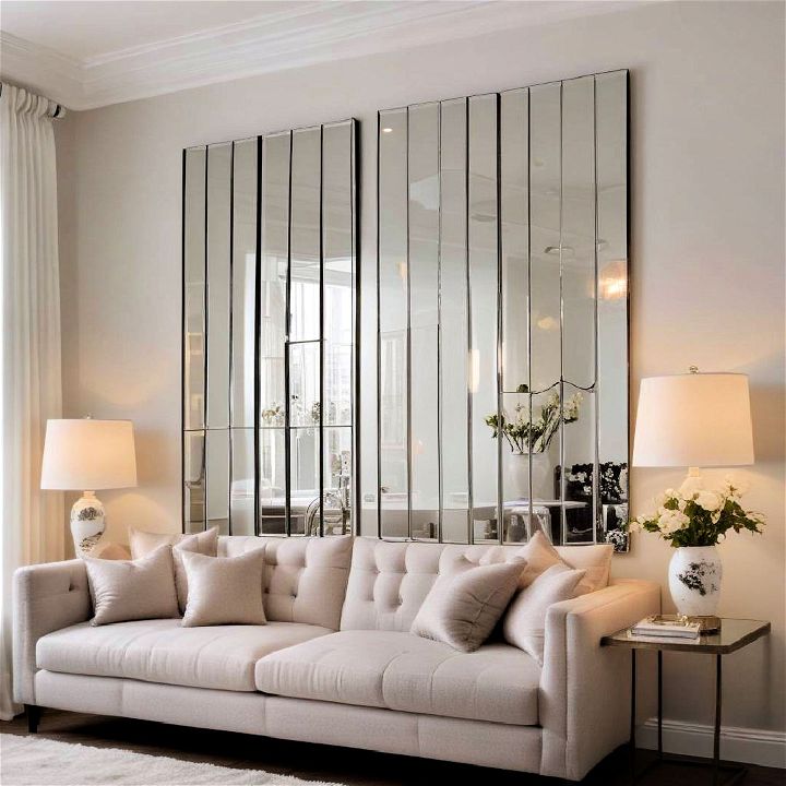 Decorative mirror panels