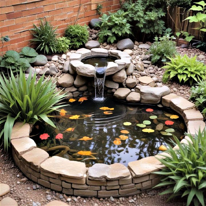 Install a water feature in small garden