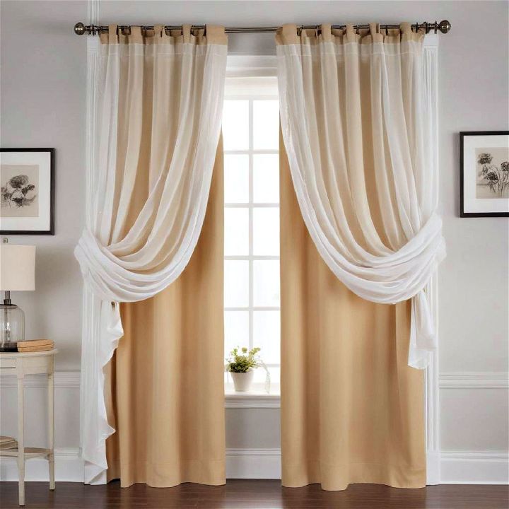 versatile dual-layer curtains design