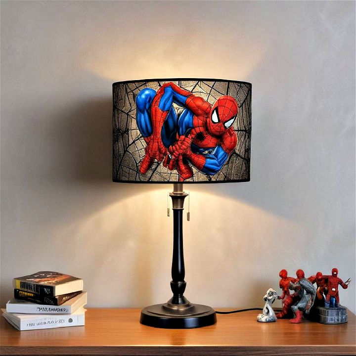 Spiderman themed Lamp design