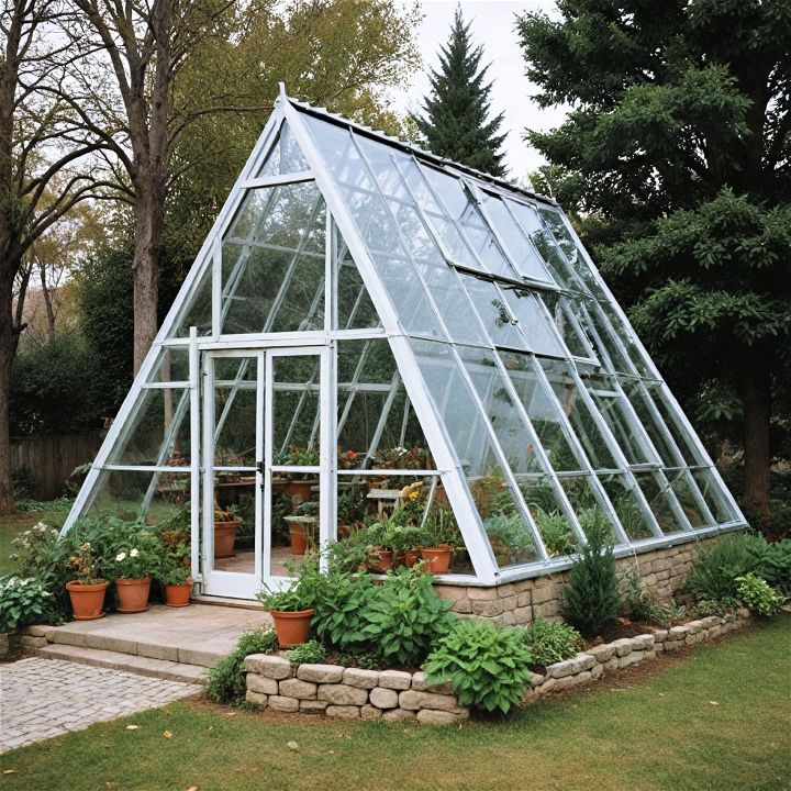 a frame greenhouse for year round gardening