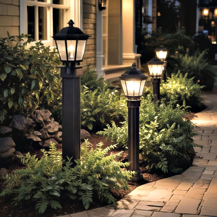 accent lights to enhance night time appeal