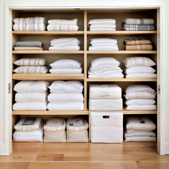 accessible linen closet