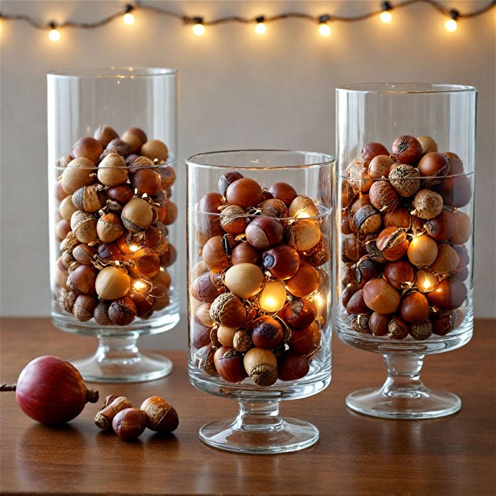 acorn for thanksgiving centerpiece