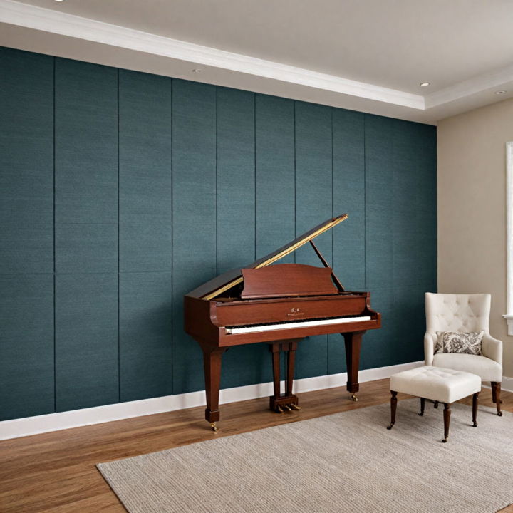 acoustic wall panels piano room