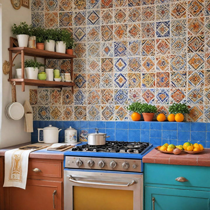 add a cultural flair with colorful azulejos walls
