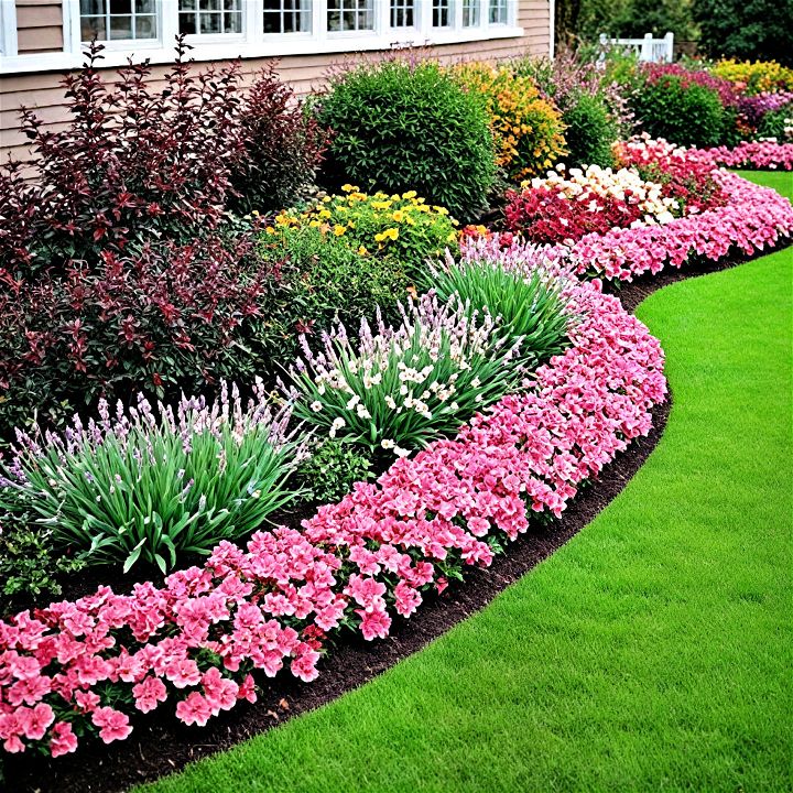 add aesthetic appeal with flower borders