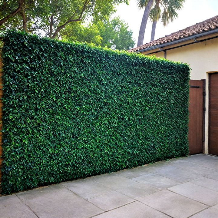 add privacy with an artificial ivy panel