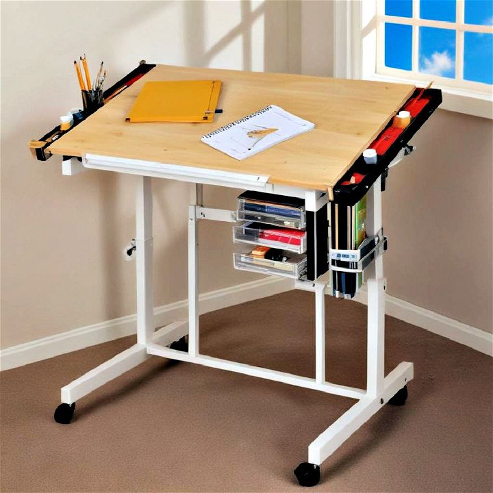 adjustable drafting table to reduce strain