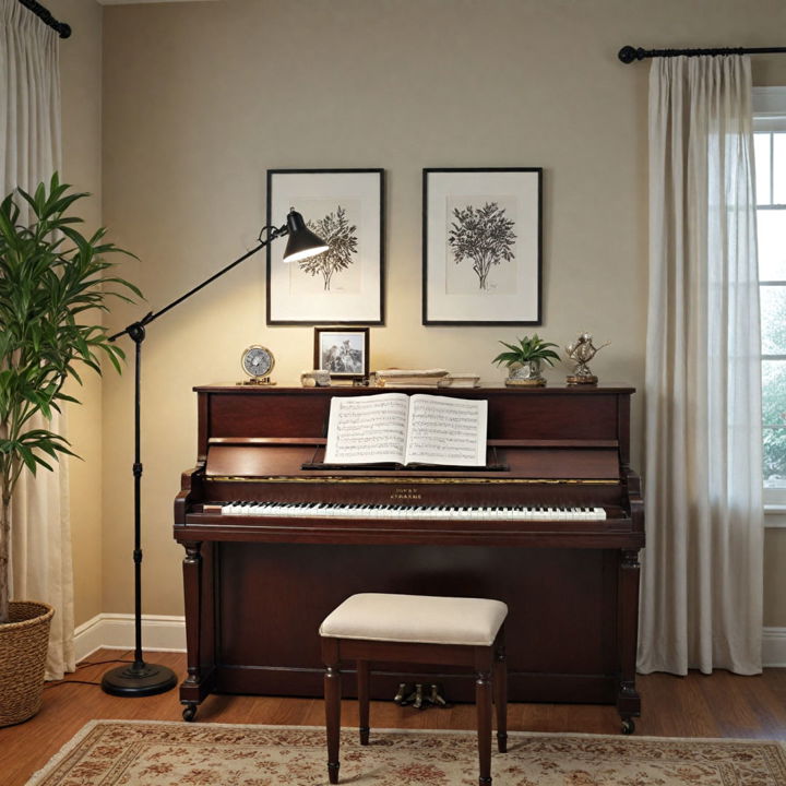 adjustable lighting for piano room
