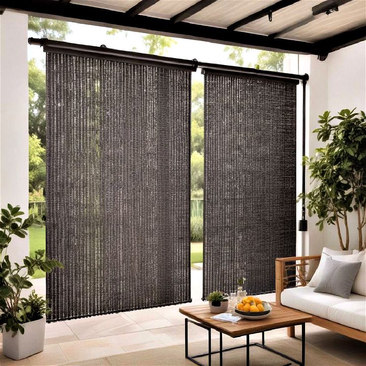 adjustable outdoor blinds