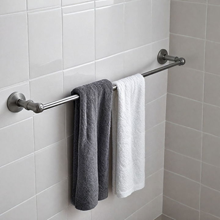 adjustable towel bar for kids bathroom