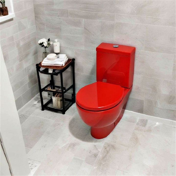 affordable red toilet seat