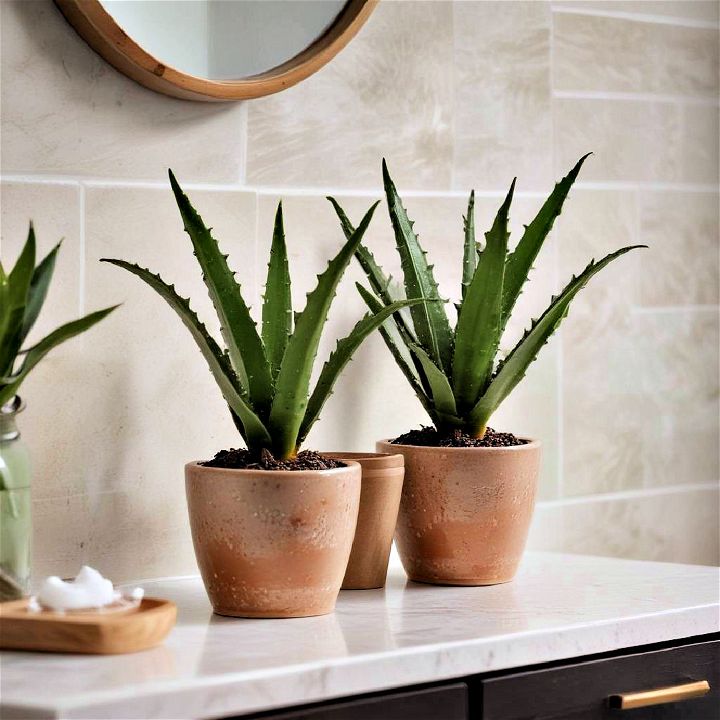 aloe vera plants for bathroom