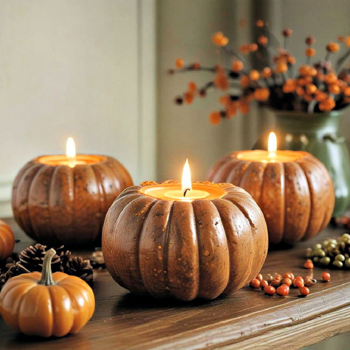 ambiance pumpkin candle holder