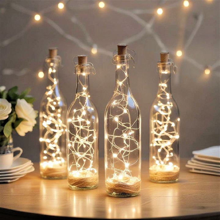 ambiance string lights in bottles