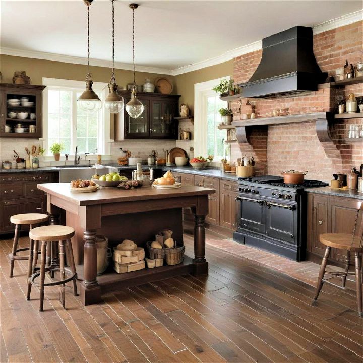 american colonial kitchen