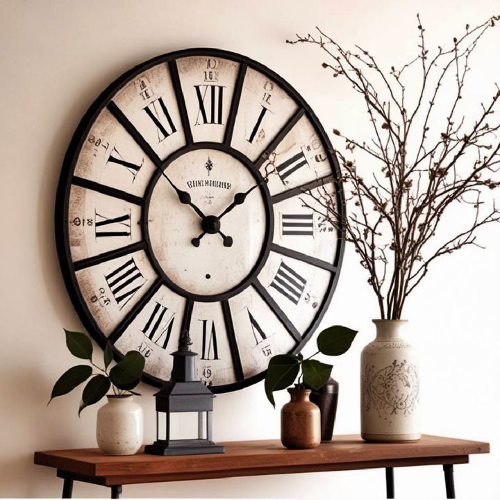 antique clock to add historical dimension