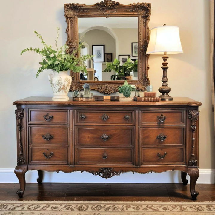 antique furniture to add a touch of elegance