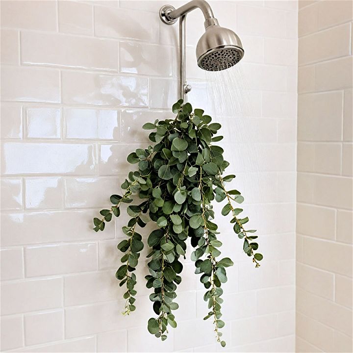 aromatic eucalyptus shower idea