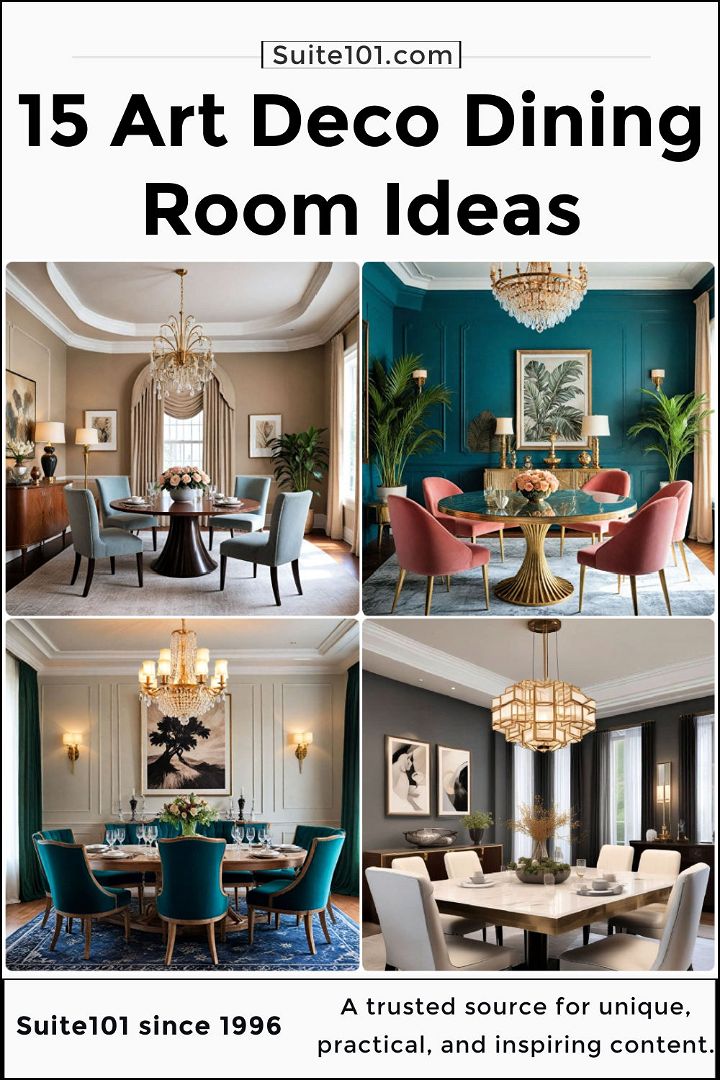 art deco dining room ideas to copy