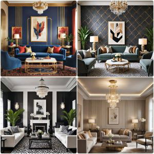 art deco living room ideas