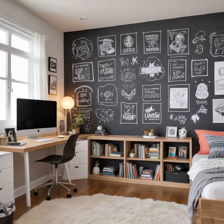 artistic haven for gaming bedroom