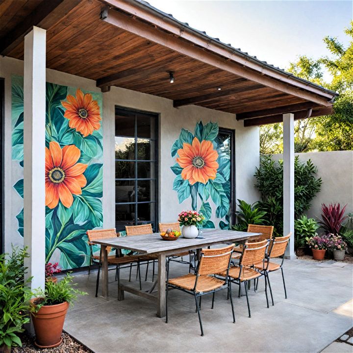 artistic murals to personalize your space