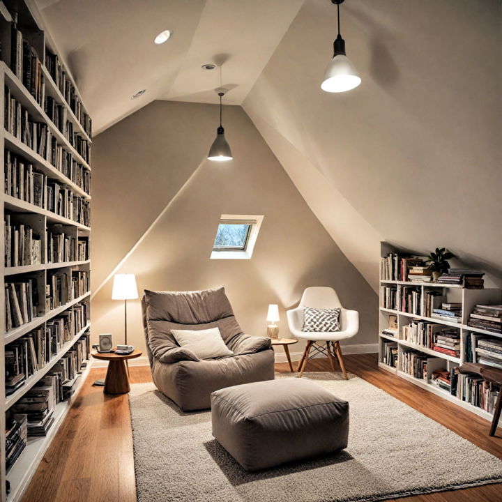 attic to a cozy reading loft
