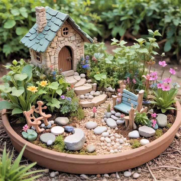 backyard fairy garden