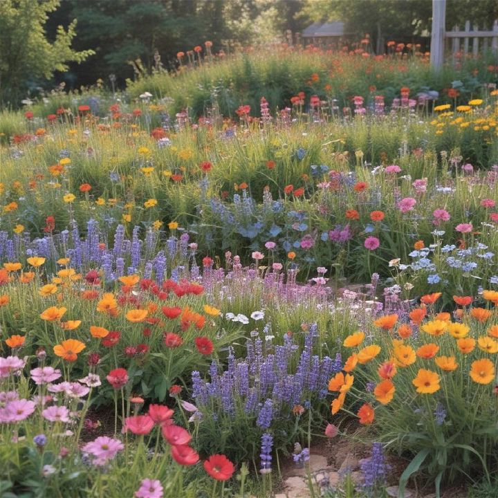 backyard flower meadow