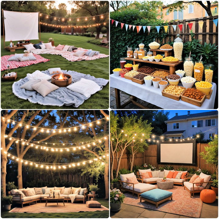 backyard movie night ideas