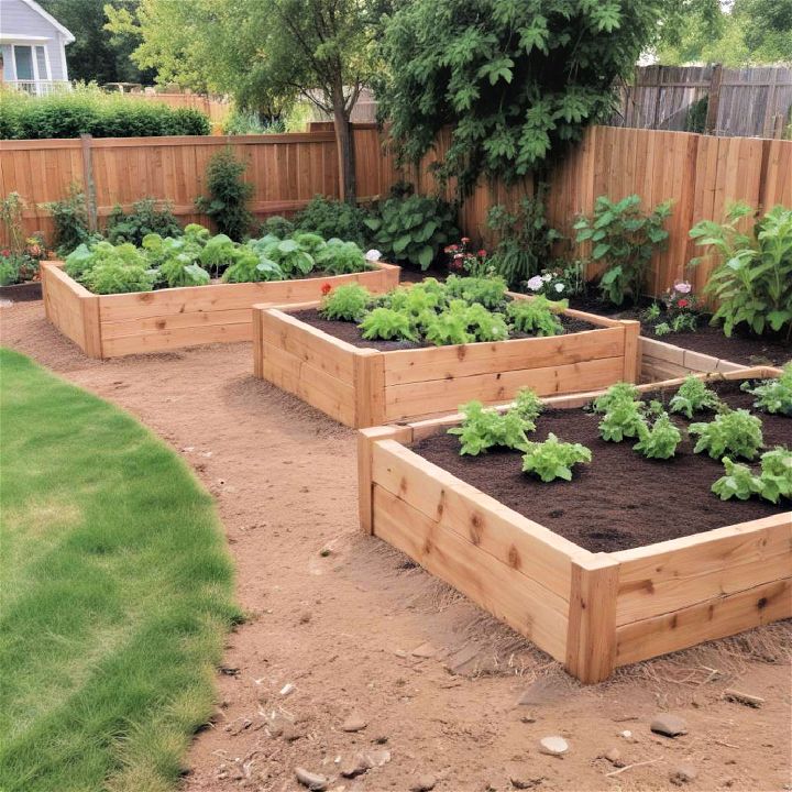 backyard raised garden beds
