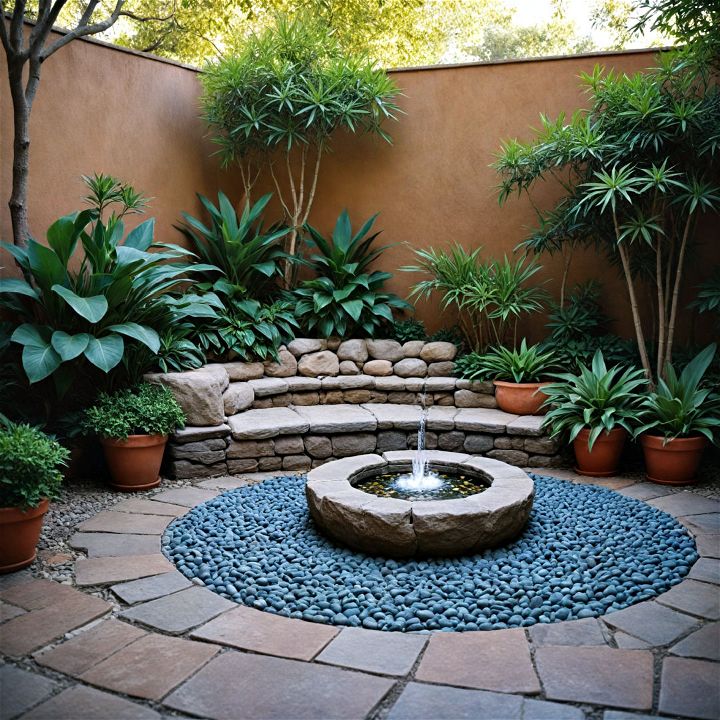 backyard zen meditation corner