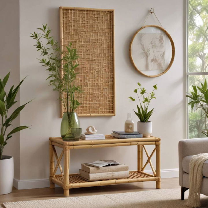 bamboo accents for spring decor