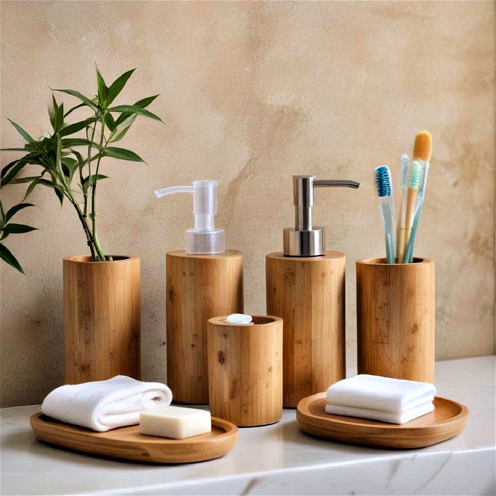 bamboo accessories for bathroom