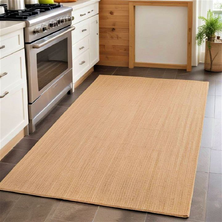 bamboo kitchen rug design