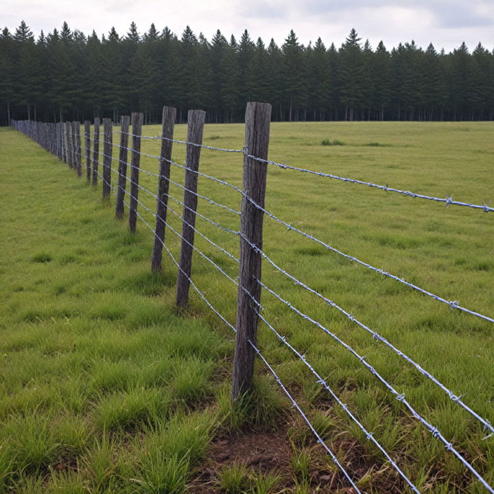 barbed wire fence for farm