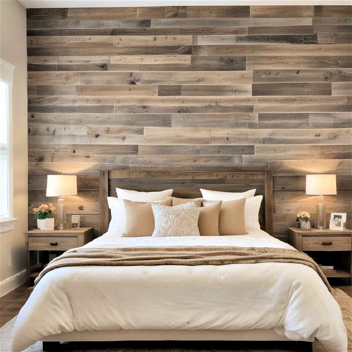 barnwood shiplap accent wall