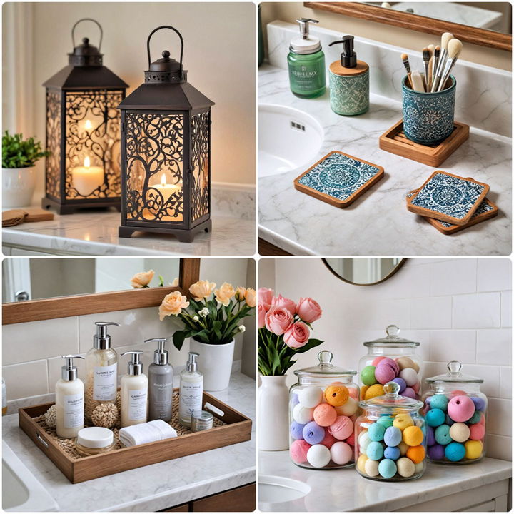 bathroom counter decor ideas